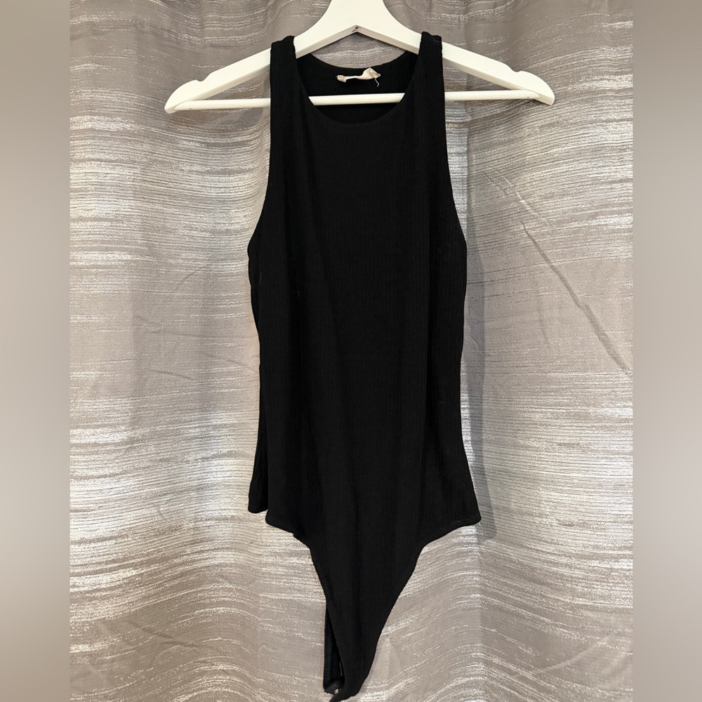 Altar'd State Black Asymmetrical Tank Top
